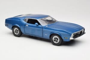 Ford Mustang SportsRoof ブルー Sun Star 1:18 3612 メタル - 画像 6/8