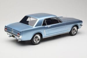 Ford Mustang V8 Hardtop Pony GT Silver Blue GT Spirit 1:12 G089 レジン - 画像 2/6
