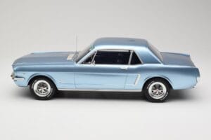 Ford Mustang V8 Hardtop Pony GT Silver Blue GT Spirit 1:12 G089 レジン - 画像 3/6