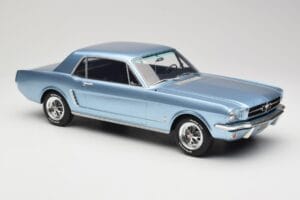 Ford Mustang V8 Hardtop Pony GT Silver Blue GT Spirit 1:12 G089 レジン - 画像 4/6