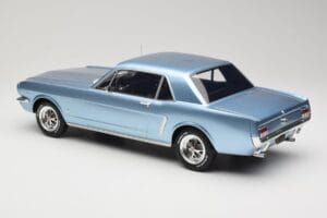 Ford Mustang V8 Hardtop Pony GT Silver Blue GT Spirit 1:12 G089 レジン - 画像 5/6