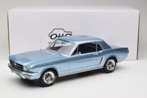 Ford Mustang V8 Hardtop Pony GT Silver Blue GT Spirit 1:12 G089 レジン - 画像 6/6