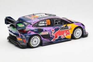 Ford Puma Rally1 #19 S. Loeb / I. Galmiche Rally Monte Carlo Winner 2022 IXO 1:18 18RMC110 メタル - 画像 2/6