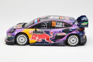 Ford Puma Rally1 #19 S. Loeb / I. Galmiche Rally Monte Carlo Winner 2022 IXO 1:18 18RMC110 メタル - 画像 3/6