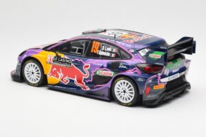 Ford Puma Rally1 #19 S. Loeb / I. Galmiche Rally Monte Carlo Winner 2022 IXO 1:18 18RMC110 メタル - 画像 5/6