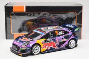 Ford Puma Rally1 #19 S. Loeb / I. Galmiche Rally Monte Carlo Winner 2022 IXO 1:18 18RMC110 メタル - 画像 6/6