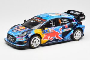 Ford Puma Rally1 #8 O. Tanak / M. Jarveoja 3rd Rally Central Europe 2023 IXO 1:18 18RMC187 メタル