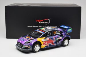 Ford Puma Rally1 #42 C. Breen / P. Nagle M-Sport Ford Rally Italia Sardegna 2022 TopSpeed 1:18 TS0491 メタル - 画像 6/6