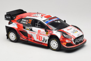 Ford Puma Rally1 WRC #22 M-Sport Ford World Rally Team M. Sesks / R. Francis Rally Poland 2024 IXO 1:18 18RMC215 メタル - 画像 4/6