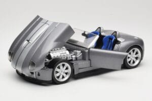 Shelby Cobra カブリオレ Grey Metallic Hot Wheels 1:18 G7220 メタル - 画像 2/8
