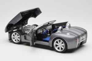 Shelby Cobra カブリオレ Grey Metallic Hot Wheels 1:18 G7220 メタル - 画像 5/8