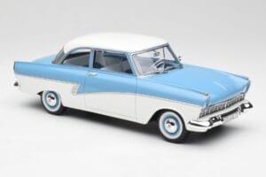 Ford Taunus 17M P2 ライトブルー & ホワイト BoS Models 1:18 BOS019 メタル - 画像 4/6