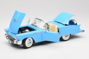 Ford Thunderbird カブリオレ ブルー Road Signature 1:18 92358 メタル - 画像 2/8