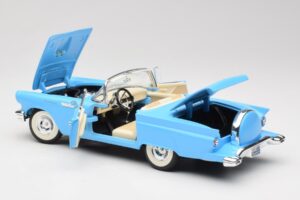 Ford Thunderbird カブリオレ ブルー Road Signature 1:18 92358 メタル - 画像 5/8