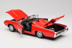 Ford Thunderbird カブリオレ レッド Anson 1:18 30334 メタル - 画像 5/8