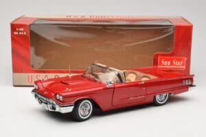 Ford Thunderbird カブリオレ レッド Sun Star 1:18 4311 メタル - 画像 8/8