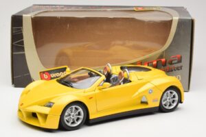 Giugiaro Prima Speedster イエロー Bburago 1:18 33334013 メタル - 画像 8/8