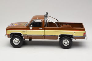 GMC K-2500 Sierra Grande ブラウン GreenLight 1:18 13560 メタル - 画像 4/8