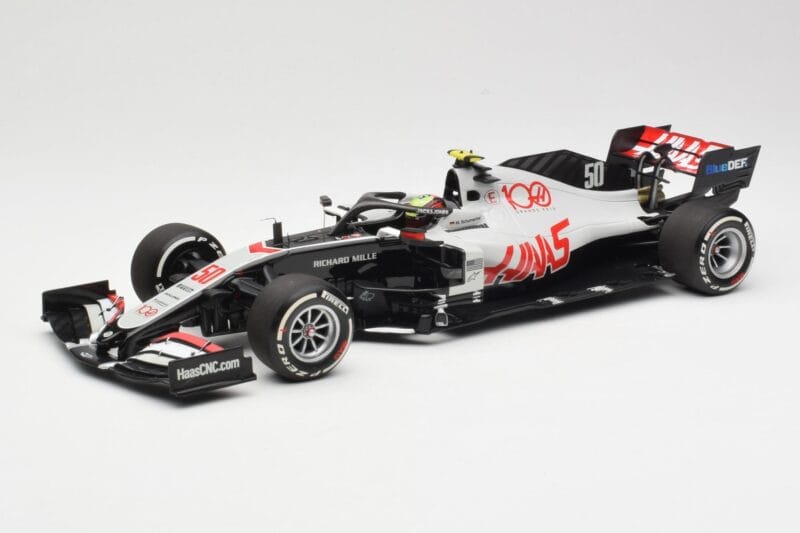 Haas VF-20 #50 M. Schumacher FP1 Abu Dhabi GP 2020 Minichamps 1:18 110201750 メタル