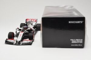 Haas VF-20 #8 R. Grosjean Bahrain GP 2020 Minichamps 1:18 110201508 メタル - 画像 6/6