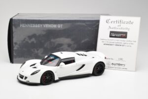 Hennessey Venom GT ホワイト AUTOart 1:18 75404 メタル - 画像 8/8