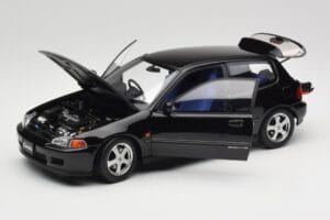 Honda Civic SiR II EG6 VTEC ブラック LCD 1:18 LCD18018-BL メタル - 画像 2/9