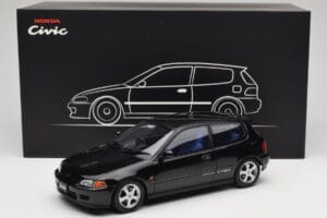 Honda Civic SiR II EG6 VTEC ブラック LCD 1:18 LCD18018-BL メタル - 画像 9/9