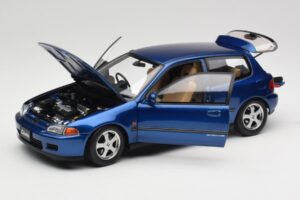Honda Civic SiR II EG6 VTEC ブルー LCD 1:18 LCD18018-BU メタル - 画像 2/9