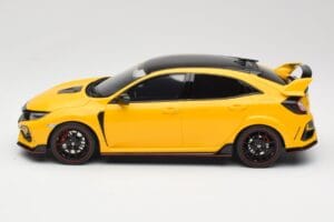 Honda Civic Type R FK8 Euro Spec イエロー Otto 1:18 OT1111 レジン - 画像 3/6