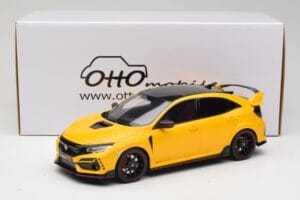 Honda Civic Type R FK8 Euro Spec イエロー Otto 1:18 OT1111 レジン - 画像 6/6