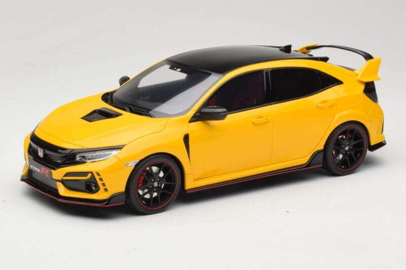 Honda Civic Type R FK8 Euro Spec イエロー Otto 1:18 OT1111 レジン