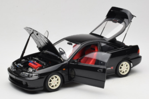 Honda Integra Type R DC2 Pre-Facelift Flamenco Black Pearl MotorHelix 1:18 M85203 メタル - 画像 2/8