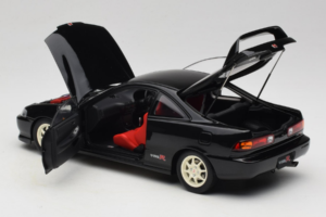 Honda Integra Type R DC2 Pre-Facelift Flamenco Black Pearl MotorHelix 1:18 M85203 メタル - 画像 5/8
