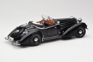 Horch 855 Roadster ブラック Sun Star 1:18 2401 メタル - 画像 3/8