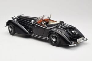 Horch 855 Roadster ブラック Sun Star 1:18 2401 メタル - 画像 7/8