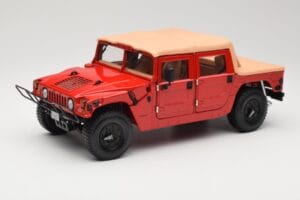 Hummer H1 Soft Top レッド Exoto 1:18 01805 メタル