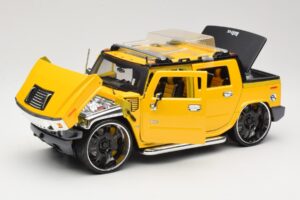 Hummer H2 SUT Concept イエロー Maisto 1:18 31067 メタル - 画像 2/8
