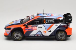 Hyundai i20 N Rally1 #8 Hyundai Shell Mobis WRT O. Tanak / M. Jarveoja Rally Chile 2024 IXO 1:18 18RMC223 メタル - 画像 3/6