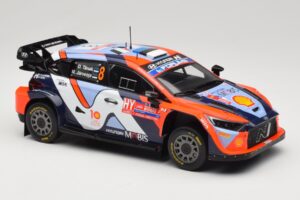 Hyundai i20 N Rally1 #8 Hyundai Shell Mobis WRT O. Tanak / M. Jarveoja Rally Chile 2024 IXO 1:18 18RMC223 メタル - 画像 4/6