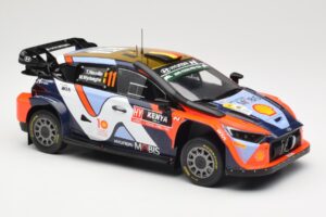 Hyundai i20 N Rally1 WRC Hybrid #11 T. Neuville / M. Wydaeghe Safari Rally Kenya 2024 IXO 1:18 18RMC208 メタル - 画像 4/6