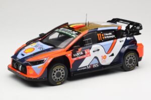 Hyundai i20 N Rally1 WRC Hybrid #11 T. Neuville / M. Wydaeghe Safari Rally Kenya 2024 IXO 1:18 18RMC208 メタル