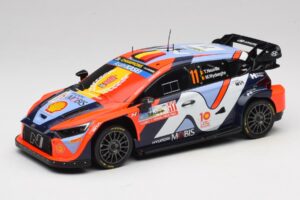 Hyundai i20 N Rally1 #11 T. Neuville / M. Wydaeghe Rally Japan WRC World Champion 2024 IXO 1:18 18RMC228 メタル