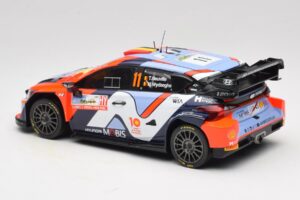 Hyundai i20 N Rally1 #11 T. Neuville / M. Wydaeghe Rally Japan WRC World Champion 2024 IXO 1:18 18RMC228 メタル - 画像 5/6