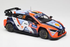 Hyundai i20 N Rally1 #11 T. Neuville / M. Wydaeghe Rally Sweden 2024 IXO 1:18 18RMC201 メタル - 画像 4/6