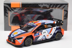 Hyundai i20 N Rally1 #11 T. Neuville / M. Wydaeghe Rally Sweden 2024 IXO 1:18 18RMC201 メタル - 画像 6/6