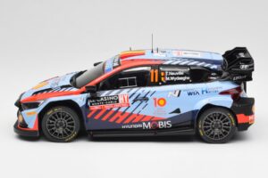 Hyundai i20 N Rally1 WRC #11 T. Neuville / M. Wydaeghe Rally Monte Carlo Winner 2024 IXO 1:18 18RMC194 メタル - 画像 3/6