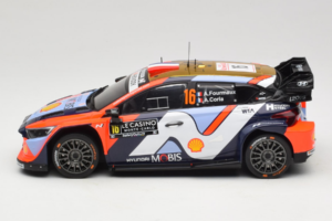 Hyundai i20 N WRC #16 A. Fourmaux / A. Coria Rally Monte Carlo 2025 IXO 1:18 18RMC230A メタル - 画像 3/6
