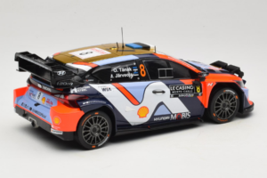 Hyundai i20 N WRC #16 A. Fourmaux / A. Coria Rally Monte Carlo Night Version 2025 IXO 1:18 18RMC230B メタル - 画像 2/6