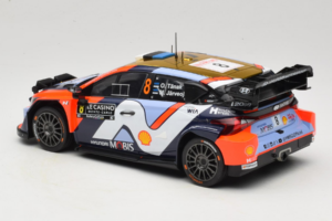 Hyundai i20 N WRC #16 A. Fourmaux / A. Coria Rally Monte Carlo Night Version 2025 IXO 1:18 18RMC230B メタル - 画像 5/6