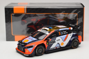 Hyundai i20 N WRC #16 A. Fourmaux / A. Coria Rally Monte Carlo Night Version 2025 IXO 1:18 18RMC230B メタル - 画像 6/6